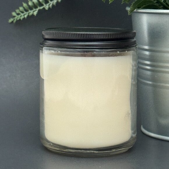 BBW Mahogany Teakwood White Barn Bath & Body Works Mason Jar Single Wick Candle - Picture 2 of 10